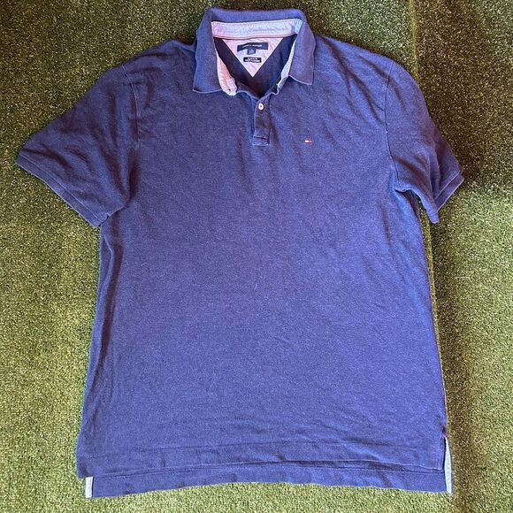 Tommy Hilfiger Other - Tommy-hilfiger Men's Navy and Blue Polo-shirts